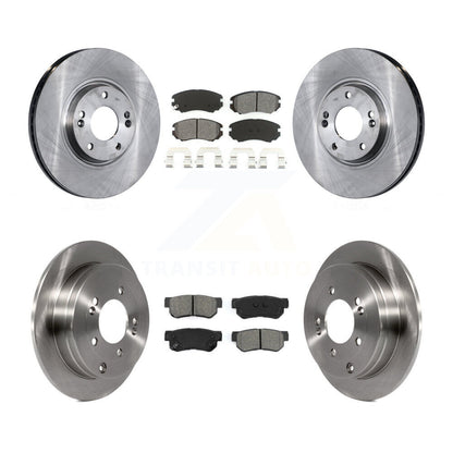 Rotors de frein à disque avant et arrière et kit de plaquettes semi-métalliques pour Hyundai Azer 2006-2009