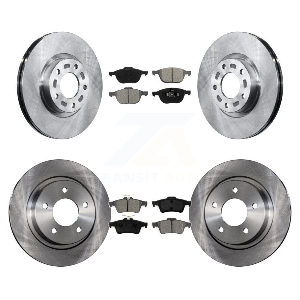 Kit de disques de frein à disque avant et arrière et plaquettes semi-métalliques pour Mazda 3 Sport