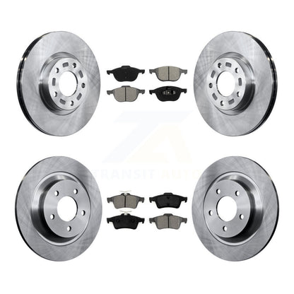 Kit de disques de frein à disque avant et arrière et plaquettes semi-métalliques pour Mazda 5 K8S-101238