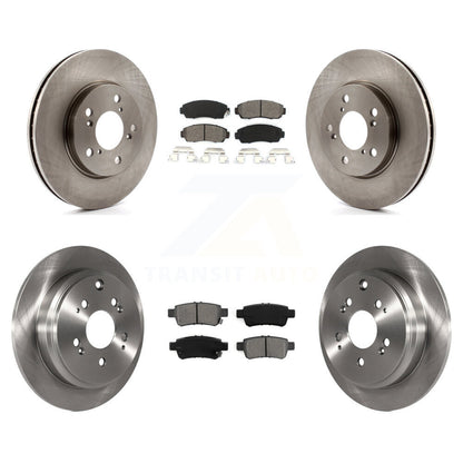 Kit de rotors de frein à disque avant et arrière et plaquettes semi-métalliques pour Honda Odysse 2005-2010