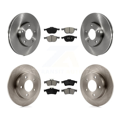 Kit de disques de frein à disque avant et arrière et plaquettes semi-métalliques pour Mazda 3 Sport