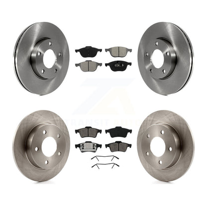 Kit de rotor de frein à disque avant et arrière et plaquettes semi-métalliques pour Mazda 3 2004 2005 2.0
