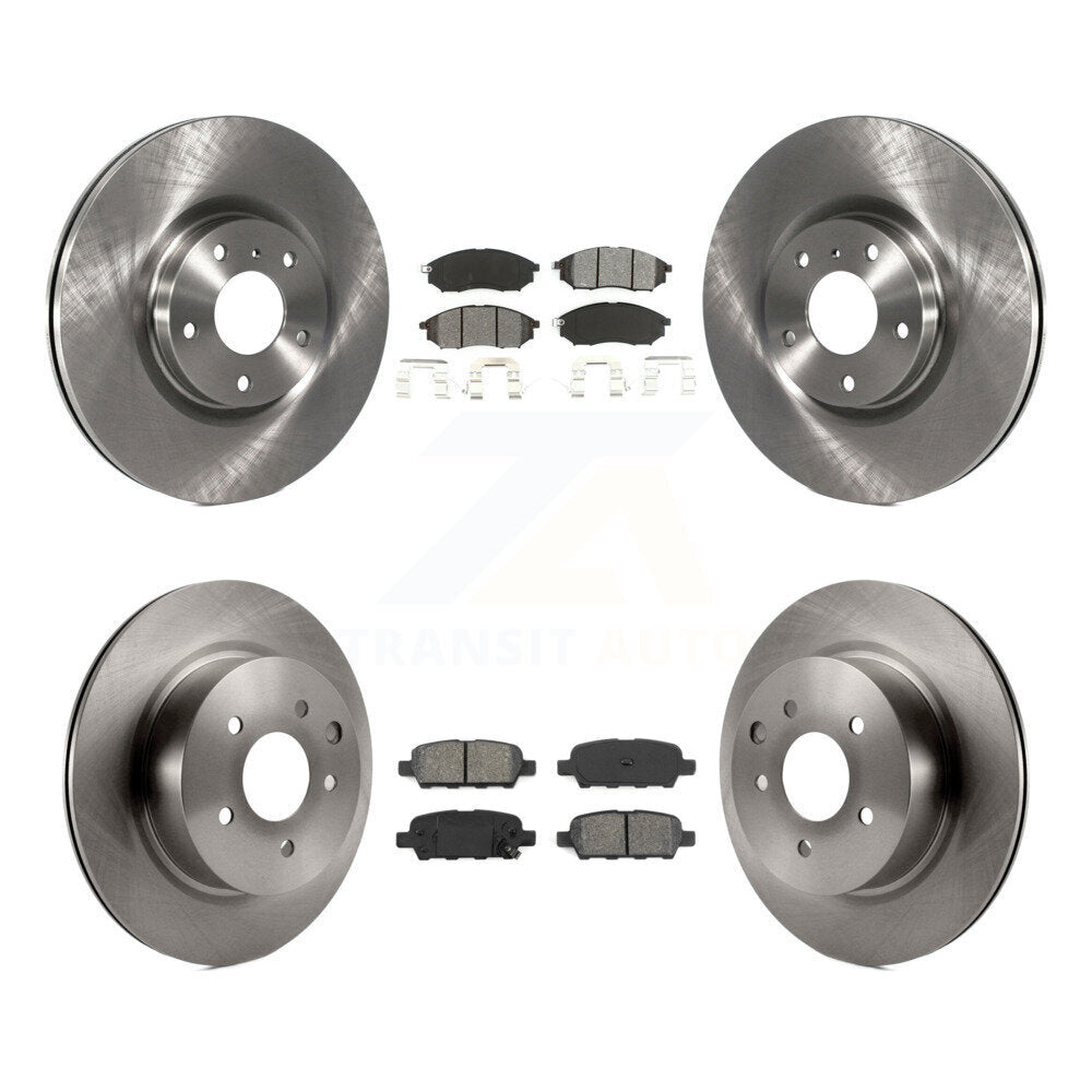 Kit de plaquettes de frein semi-métalliques pour Rotors de frein avant et arrière, pour INFINITI G37 EX35 G35 QX50 M3