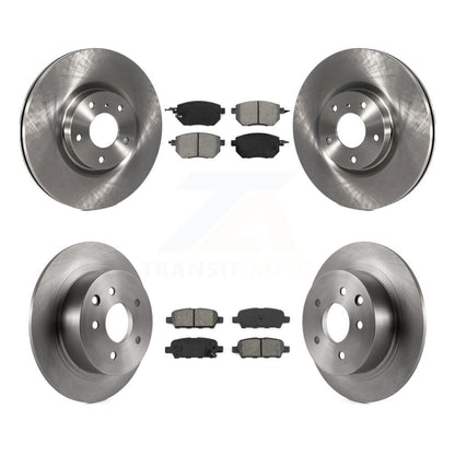 Kit de disques de frein à disque avant et arrière et plaquettes semi-métalliques pour Nissan Altima Maxim