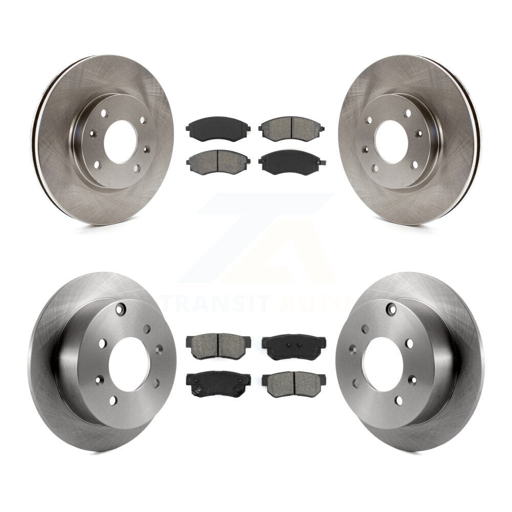 Kit de plaquettes de frein à disque semi-métalliques avant et arrière, pour Hyundai Sonata Kia Optim