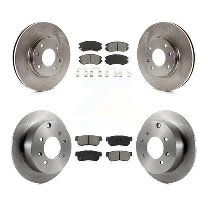 Kit de plaquettes de frein à disque semi-métalliques avant et arrière, pour Hyundai Sonata Kia Optim