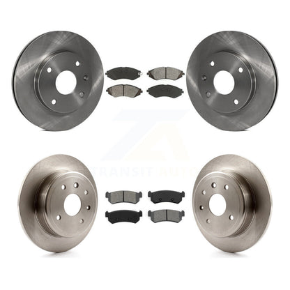 Kit de rotors de frein à disque avant et arrière et plaquettes semi-métalliques pour Chevrolet Optra