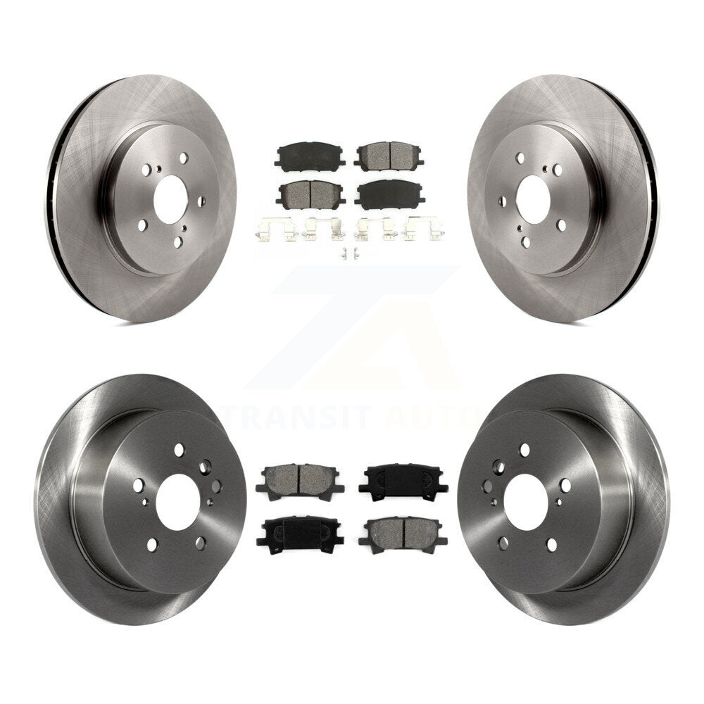 Kit de plaquettes semi-métalliques de Rotor de frein avant et arrière, pour Lexus RX350 RX330 Toyota RX400