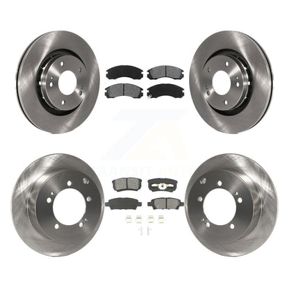 Kit de plaquettes de frein semi-métalliques pour rotors de frein avant et arrière, pour Mitsubishi Outlande 2005 – 2006