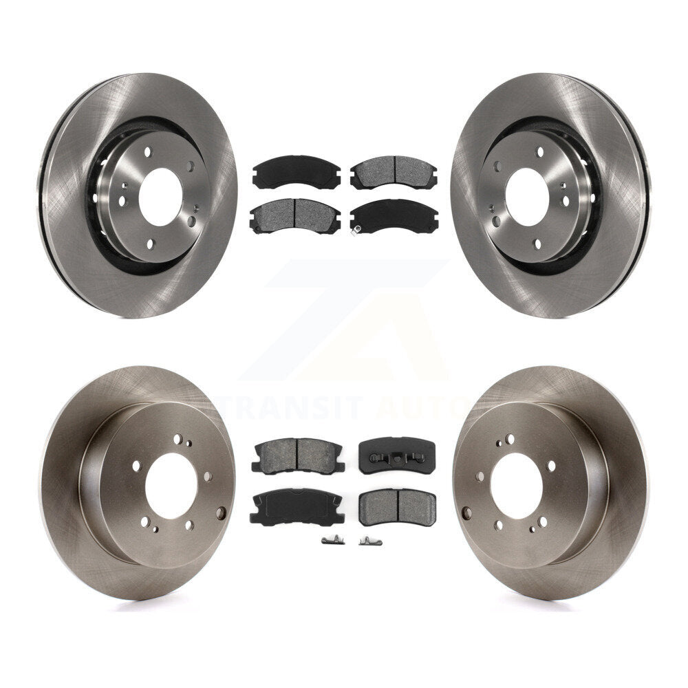 Kit de plaquettes semi-métalliques de Rotor de frein avant et arrière, pour Mitsubishi Lancer Ralliar 2009