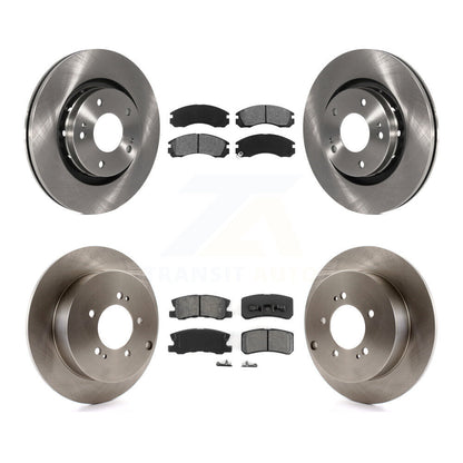 Kit de plaquettes semi-métalliques de Rotor de frein avant et arrière, pour Mitsubishi Lancer Ralliar 2009