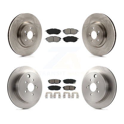 Kit de rotors de frein à disque avant et arrière et plaquettes semi-métalliques pour Subaru Outback Legac
