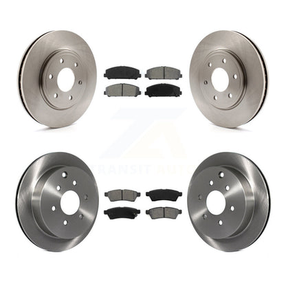 Kit de rotors de frein à disque avant et arrière et plaquettes semi-métalliques pour Suzuki Equator