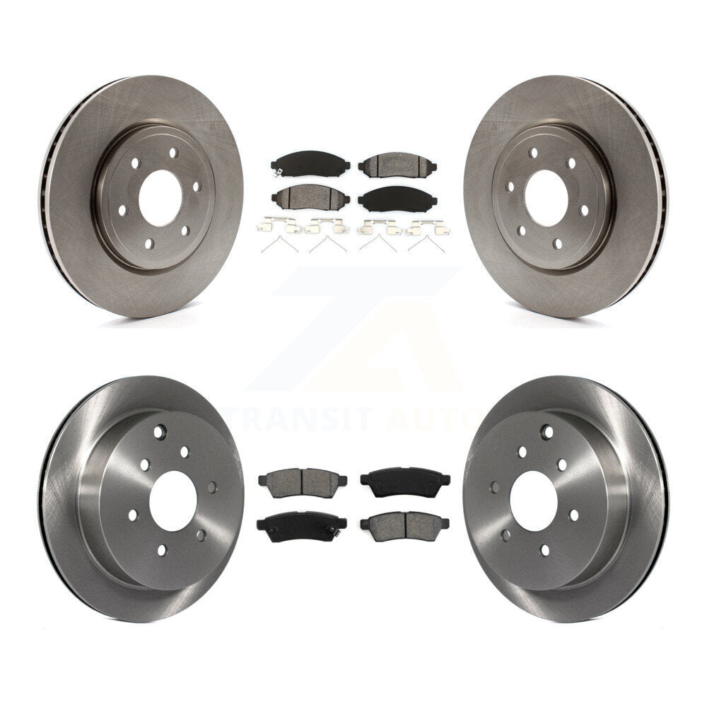 Kit de rotor de frein avant et arrière et plaquettes semi-métalliques pour Nissan Frontier Xterra Suzuk