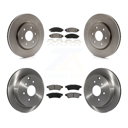 Kit de rotor de frein avant et arrière et plaquettes semi-métalliques pour Nissan Frontier Xterra Suzuk
