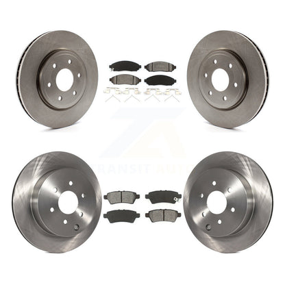 Kit de rotors de frein à disque avant et arrière et plaquettes semi-métalliques pour Nissan Pathfinder