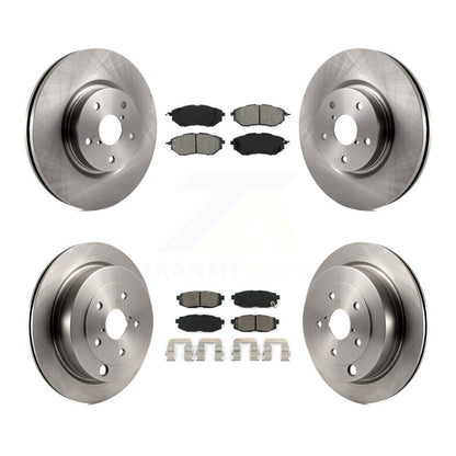 Kit de rotors de frein à disque avant et arrière et plaquettes semi-métalliques pour Subaru Tribeca B9