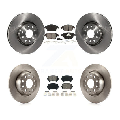 Kit de rotor de frein avant et arrière et plaquettes semi-métalliques pour Volkswagen CC GTI Passat Aud