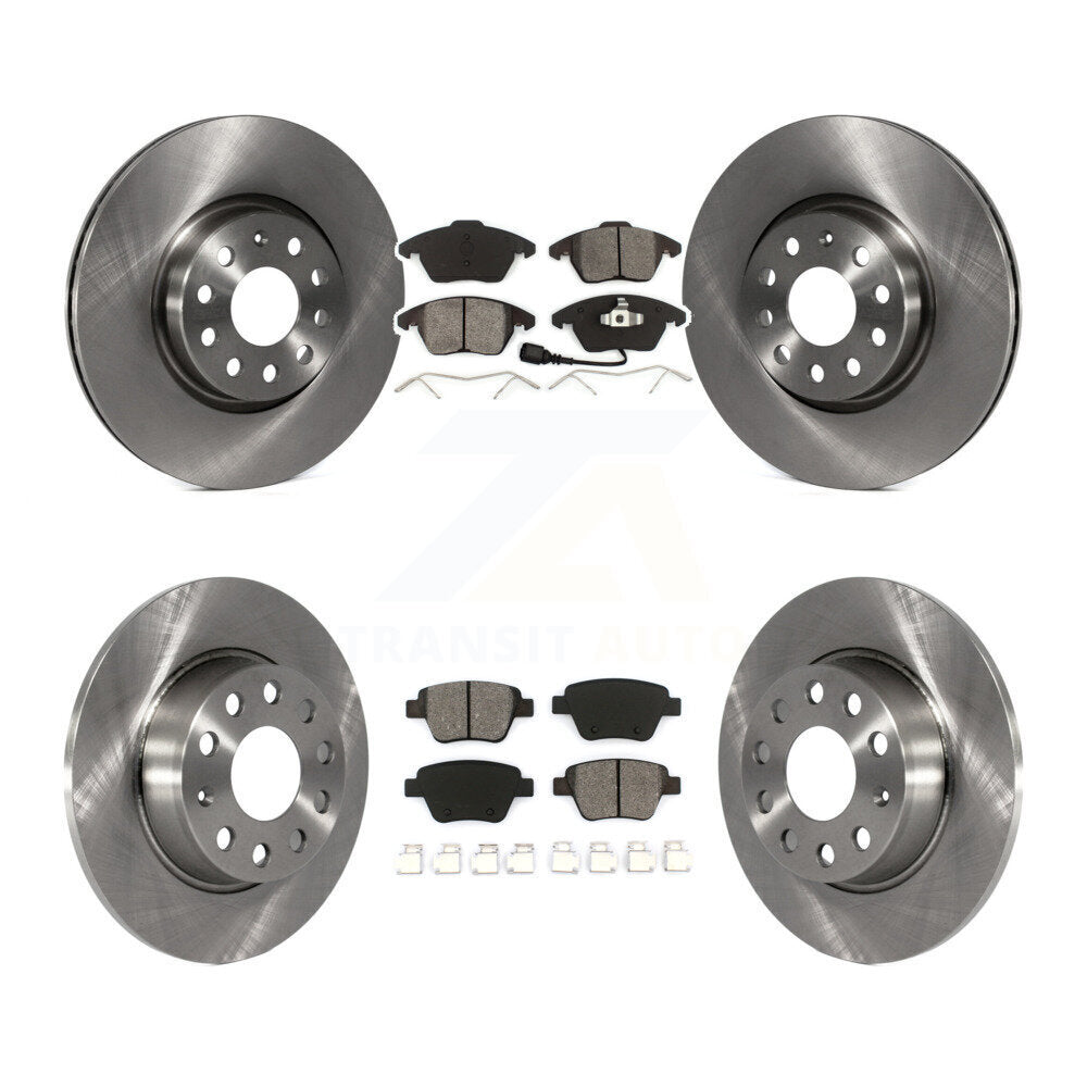Rotors de frein à disque avant et arrière et Kit de plaquettes semi-métalliques pour Volkswagen Beetle GT