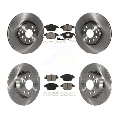 Rotors de frein à disque avant et arrière et Kit de plaquettes semi-métalliques pour Volkswagen Beetle GT