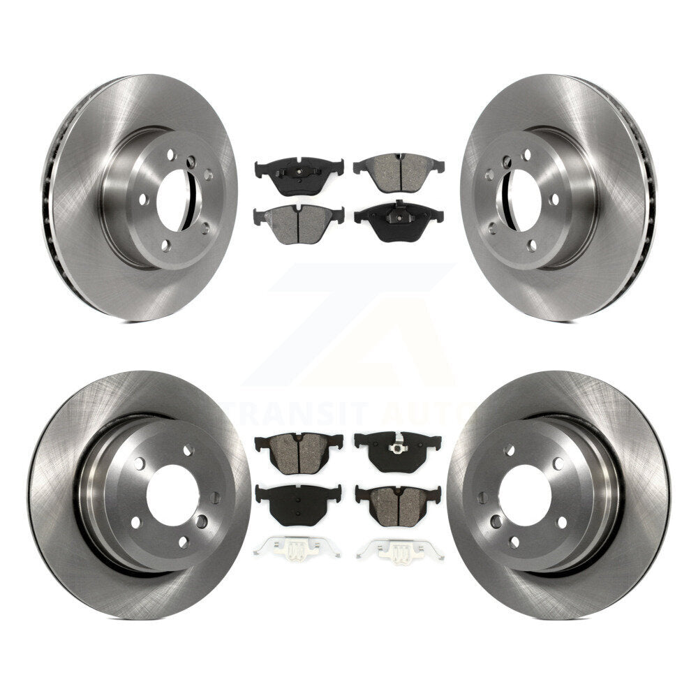 Kit de plaquettes semi-métalliques de Rotor de frein à disque avant et arrière, pour BMW 530xi 528i xDrive 535