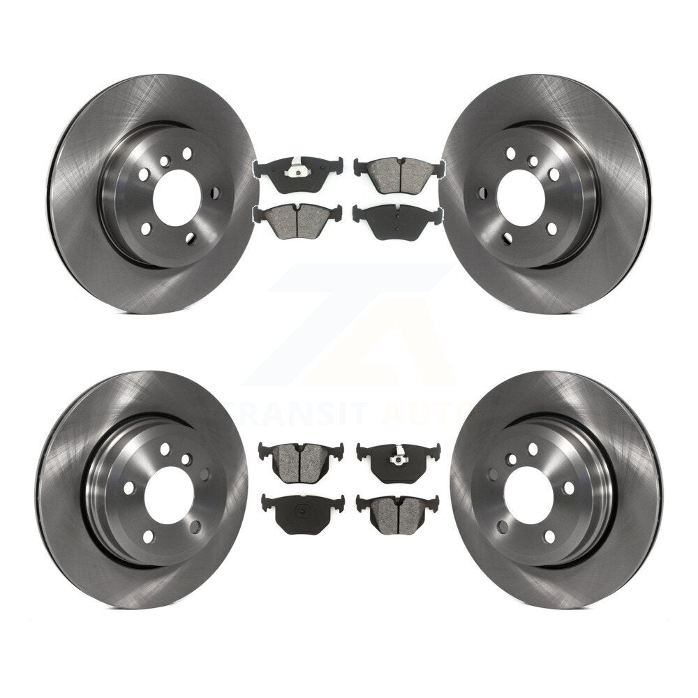 Kit de rotors de frein à disque avant et arrière et plaquettes semi-métalliques pour BMW X3 2004-2010