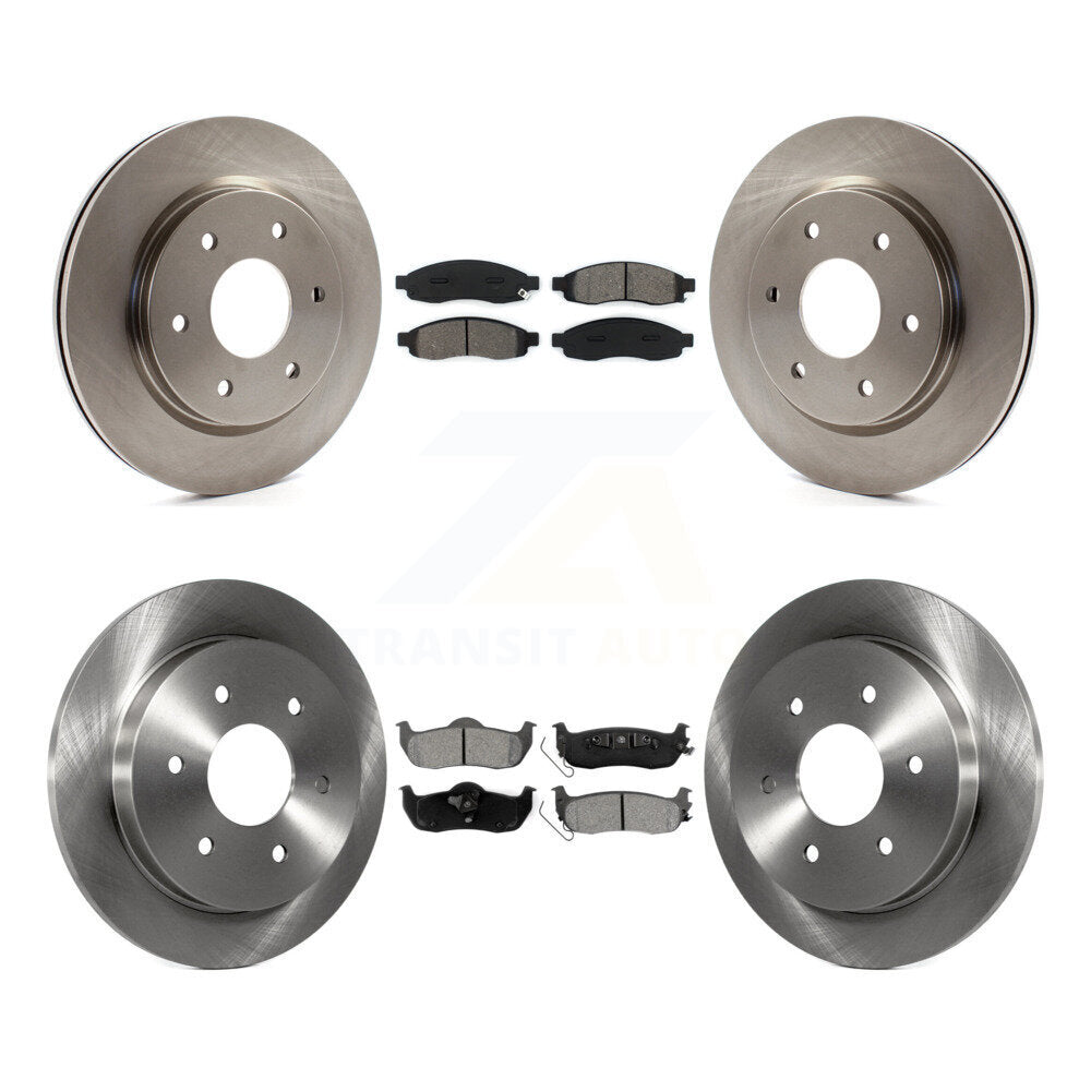 Kit de plaquettes semi-métalliques de Rotor de frein à disque avant et arrière, pour Nissan TITAN INFINITI QX5