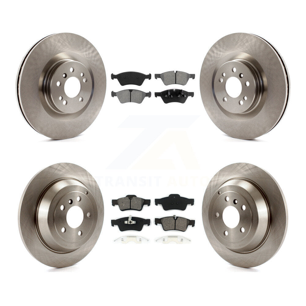 Kit de disques de frein à disque avant et arrière et plaquettes semi-métalliques pour Mercedes-Benz ML320