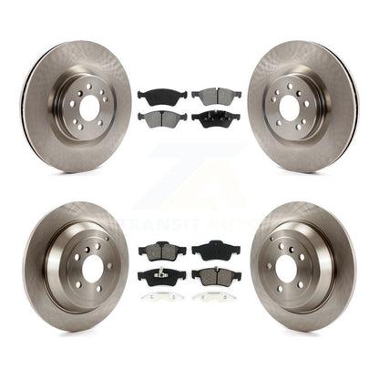 Kit de disques de frein à disque avant et arrière et plaquettes semi-métalliques pour Mercedes-Benz ML320