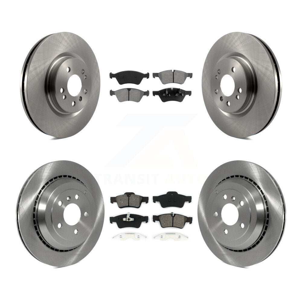 Kit de rotor de frein avant et arrière et plaquettes semi-métalliques pour Mercedes-Benz ML500 R320 R35