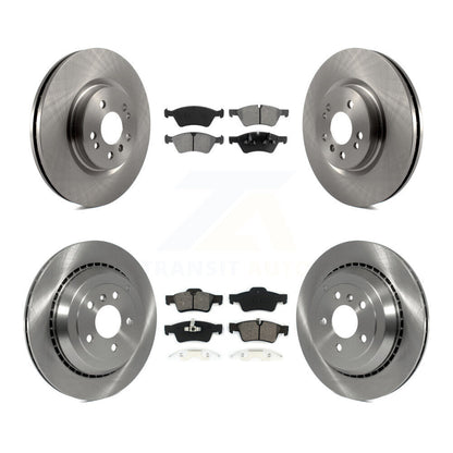 Kit de rotor de frein avant et arrière et plaquettes semi-métalliques pour Mercedes-Benz ML500 R320 R35