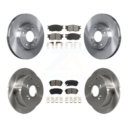 Kit de rotor de frein avant et arrière et plaquettes semi-métalliques pour Hyundai Accent Kia Rio5 Ri