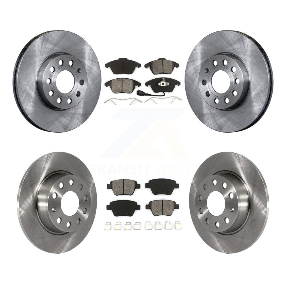 Kit de disques de frein à disque avant et arrière et plaquettes semi-métalliques pour Volkswagen Beetle