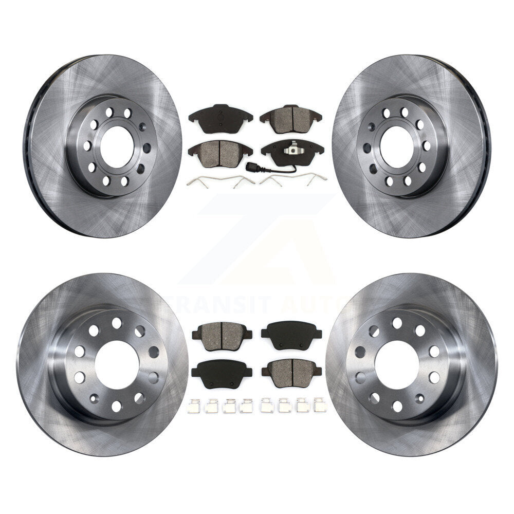 Kit de plaquettes semi-métalliques de Rotor de frein à disque avant et arrière, pour Volkswagen Jetta 1,8 l/1,4