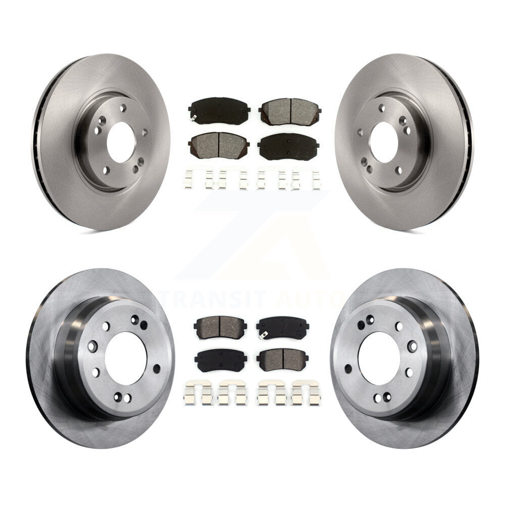 Kit de rotor de frein avant et arrière et plaquettes semi-métalliques pour Hyundai Tucson Kia Sportag