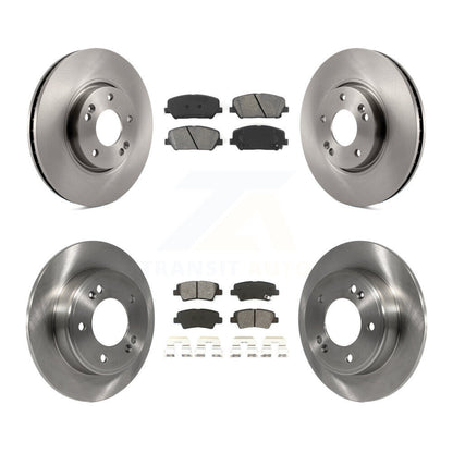 Kit de rotor de frein avant et arrière et plaquettes semi-métalliques pour Hyundai Veloster Turbocharge