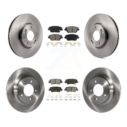 Kit de disques de frein à disque avant et arrière et plaquettes semi-métalliques pour Kia Optima