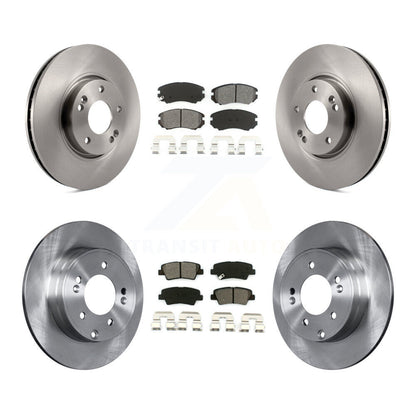 Kit de rotors de frein à disque avant et arrière et plaquettes semi-métalliques pour Hyundai Sonata 3,3 l
