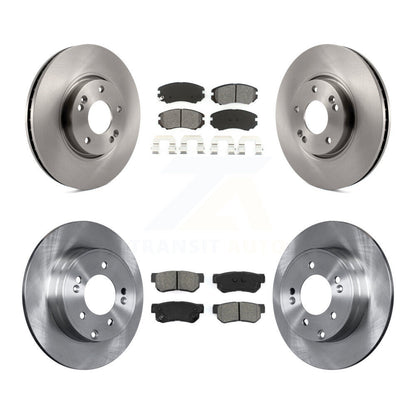 Kit de rotors de frein à disque avant et arrière et plaquettes semi-métalliques pour Hyundai Sonata 3,3 l