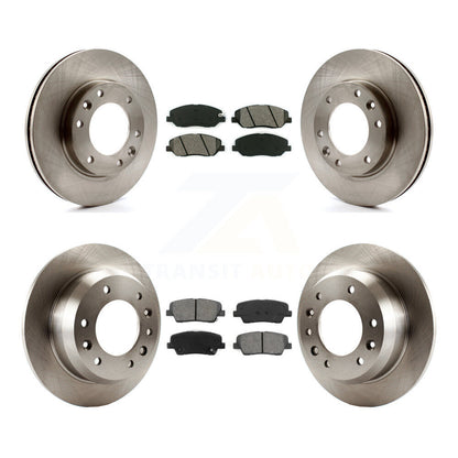 Rotors de frein avant arrière et Kit de plaquettes semi-métalliques pour Kia Sedona Hyundai Entourag