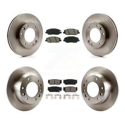 Rotors de frein avant et arrière et Kit de plaquettes semi-métalliques pour Hyundai Entourage Kia Sedon