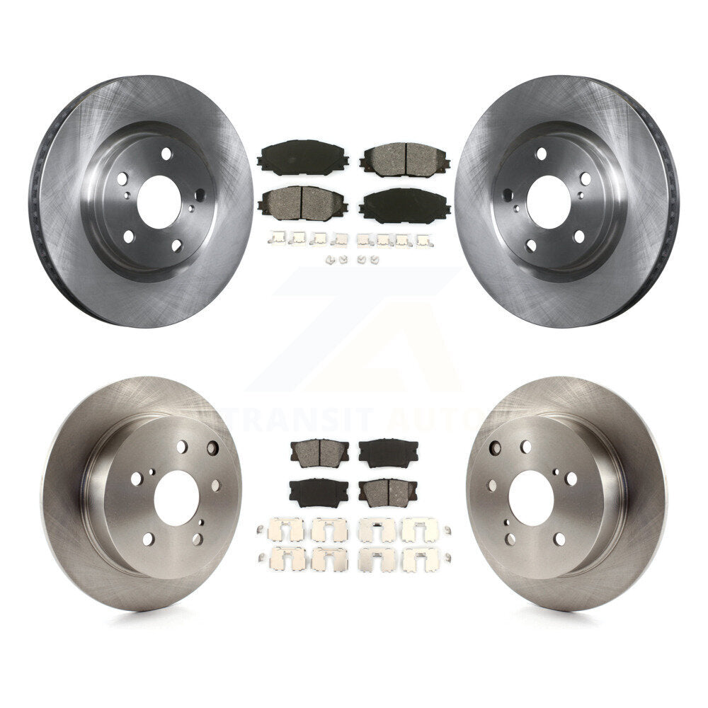Kit de plaquettes semi-métalliques de Rotor de frein à disque avant et arrière, pour Toyota Matrix Pontiac Vib