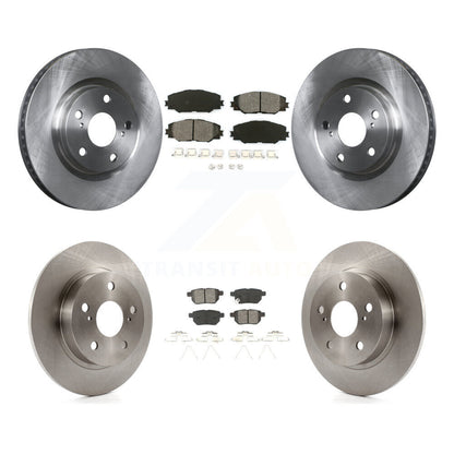 Kit de rotors de frein à disque avant et arrière et plaquettes semi-métalliques pour Scion tC 2011-2016