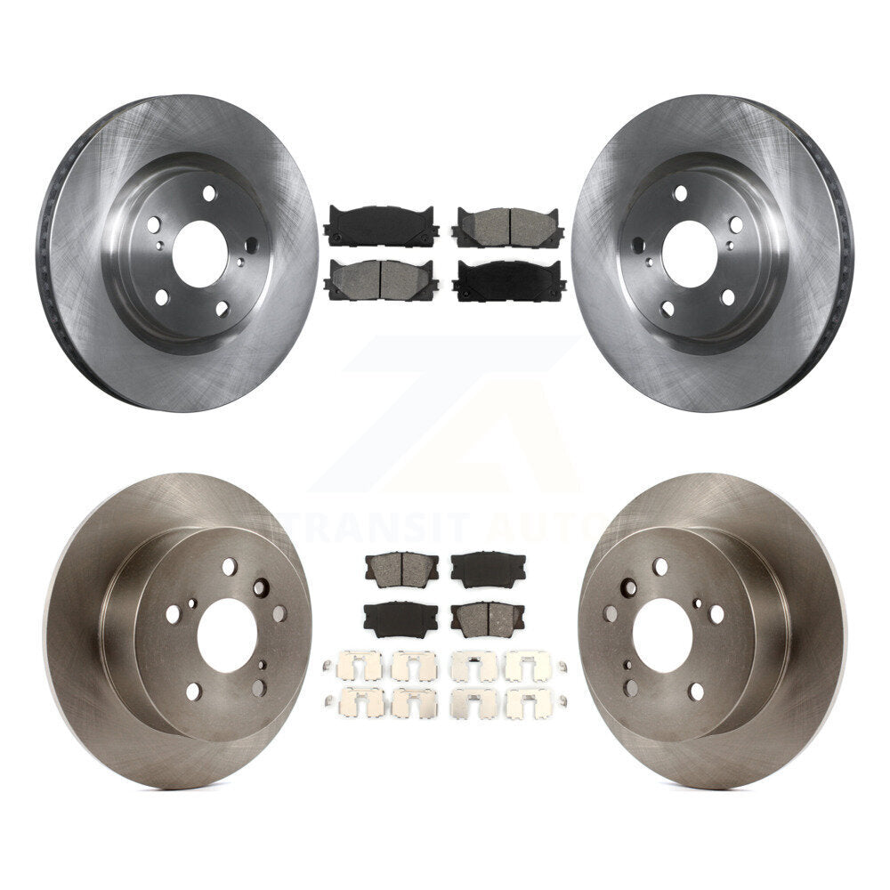 Kit de plaquettes semi-métalliques de Rotor de frein avant et arrière, pour Toyota Camry Lexus ES350 Avalo