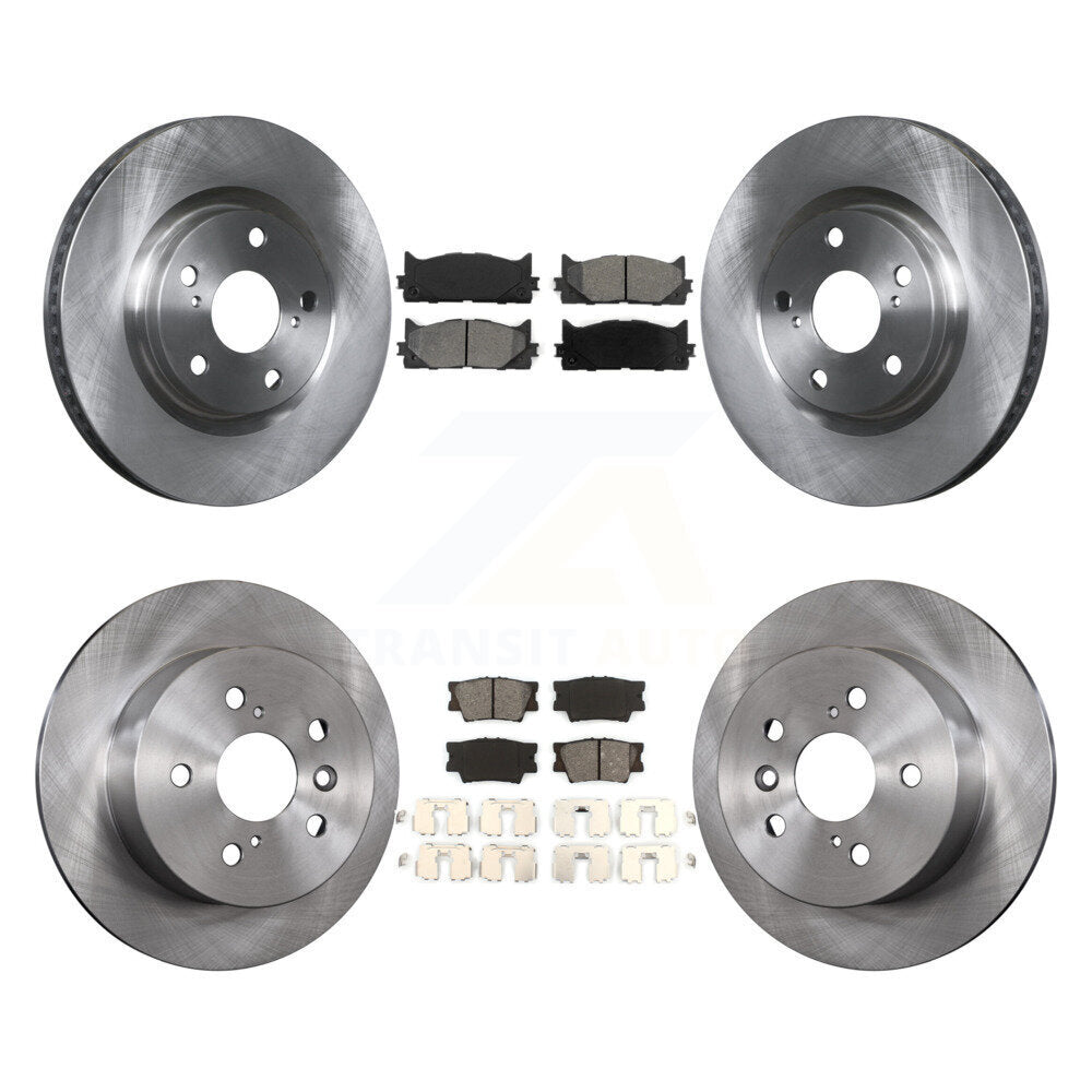 Kit de plaquettes semi-métalliques de Rotor de frein avant et arrière, pour Toyota Camry Lexus ES350 Avalo