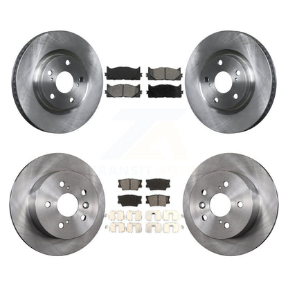 Kit de plaquettes semi-métalliques de Rotor de frein avant et arrière, pour Toyota Camry Lexus ES350 Avalo