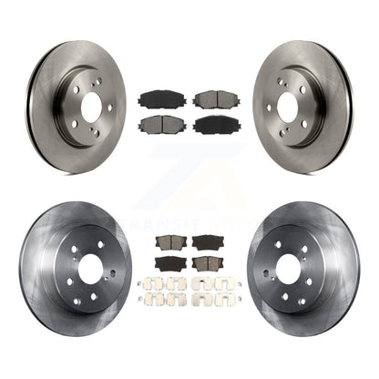 Rotor de frein à disque avant et arrière et Kit de plaquettes semi-métalliques pour Toyota RAV4 Lexus HS250