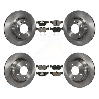 Kit de rotors de frein à disque avant et arrière et plaquettes semi-métalliques pour BMW 328i 323i 325i