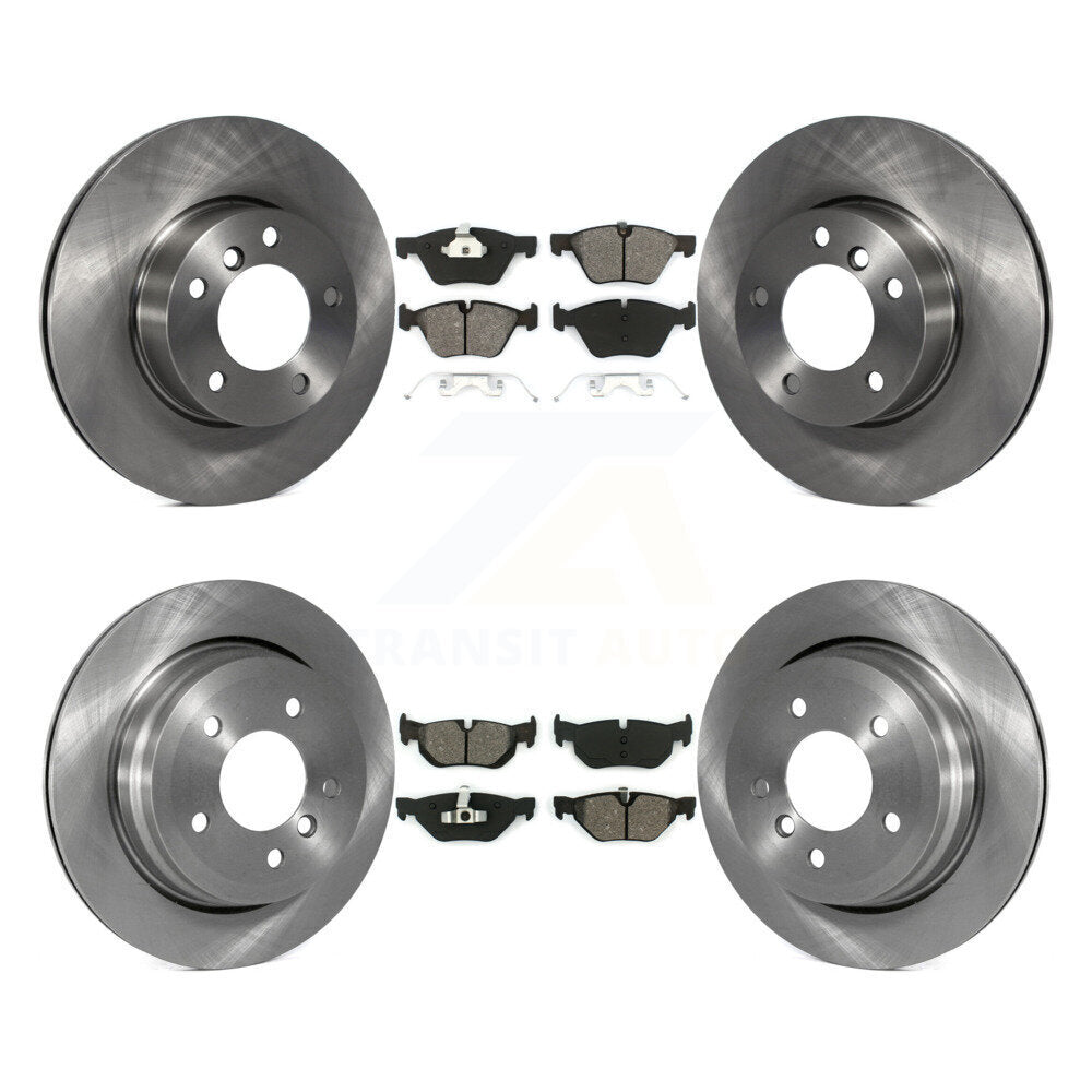 Kit de rotors de frein à disque avant et arrière et plaquettes semi-métalliques pour BMW 328i 328xi 325x