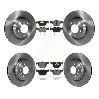 Kit de rotors de frein à disque avant et arrière et plaquettes semi-métalliques pour BMW 330i 330xi 2006